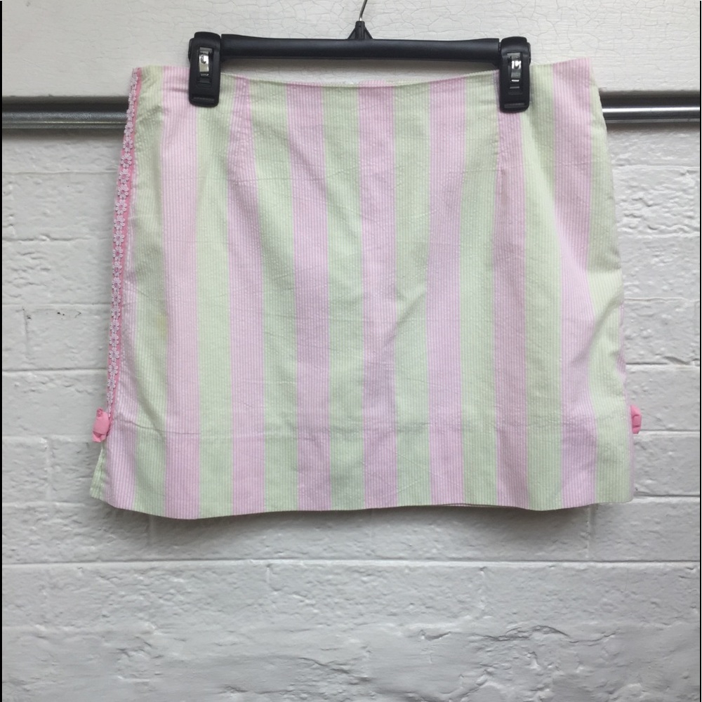 Lilly Pulitzer Seersucker Skort